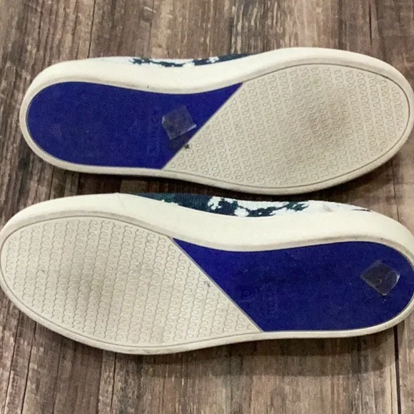 Preowned Rothy’s Slip On Sneakers Green Camo Size 7.5 (Item#S035) - Picture 7 of 8